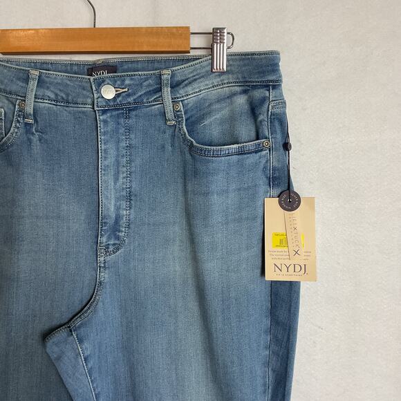 NYDJ Lovesick Slim Bootcut Sure Stretch Medium Wash 14W NWT - Picture 4 of 13
